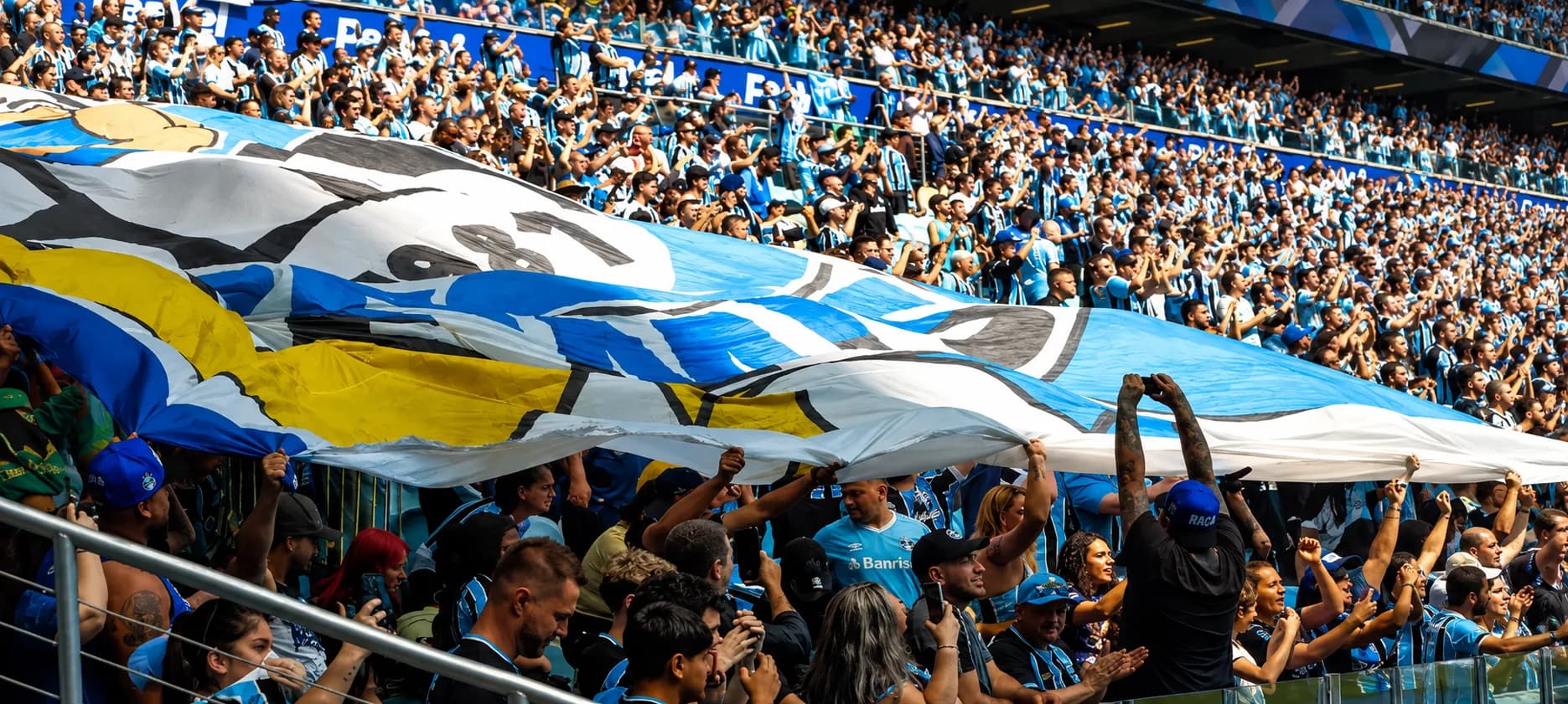 A torcida hoje
